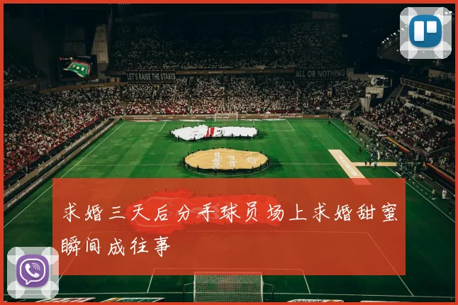 求婚三天后分手球员场上求婚甜蜜瞬间成往事